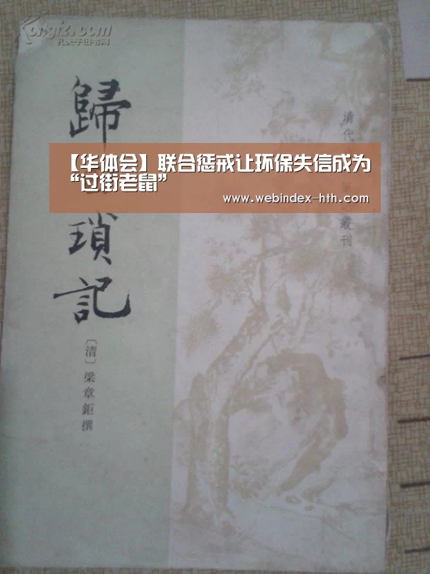 【华体会】联合惩戒让环保失信成为“过街老鼠”(图2) 华体会官方首页